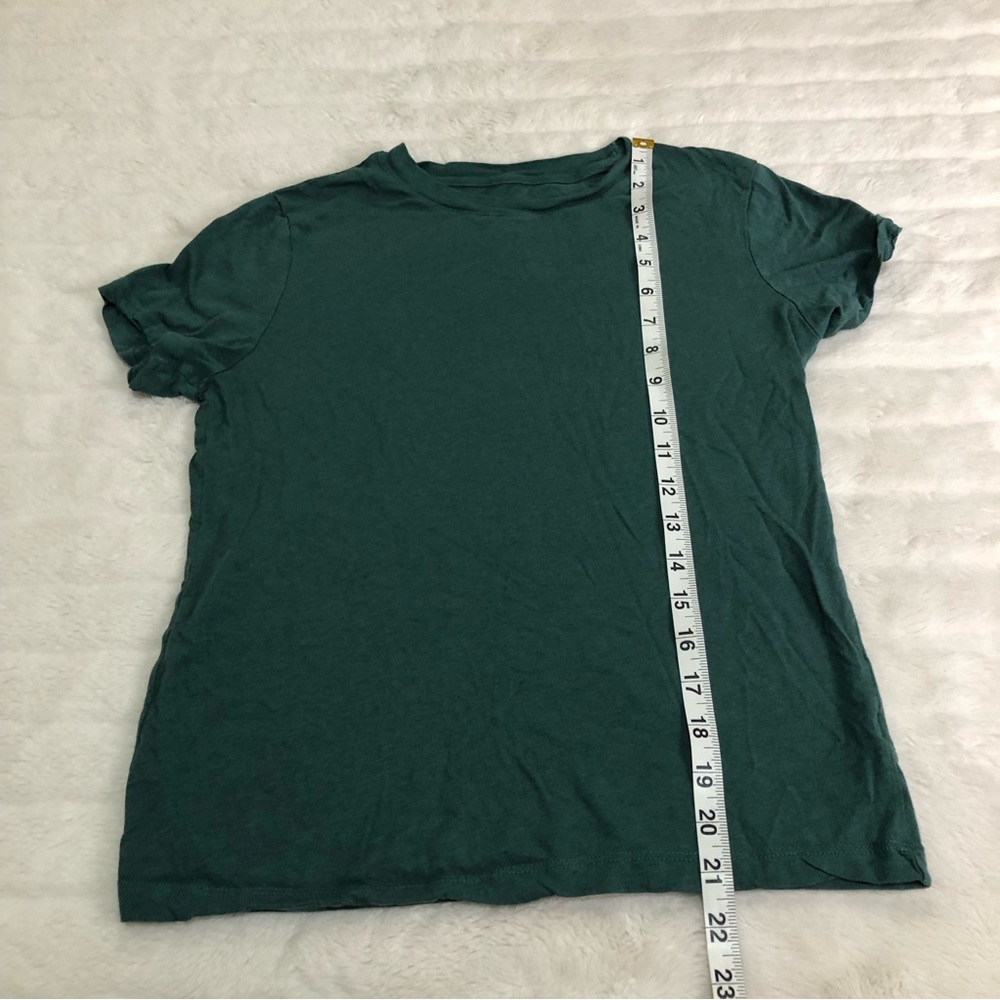 A NEW DAY- WOMENS GREEN SHORT SLEEVE CREW NECK PULLOVER T-SHIRT SIZE XS - Picture 3 of 5